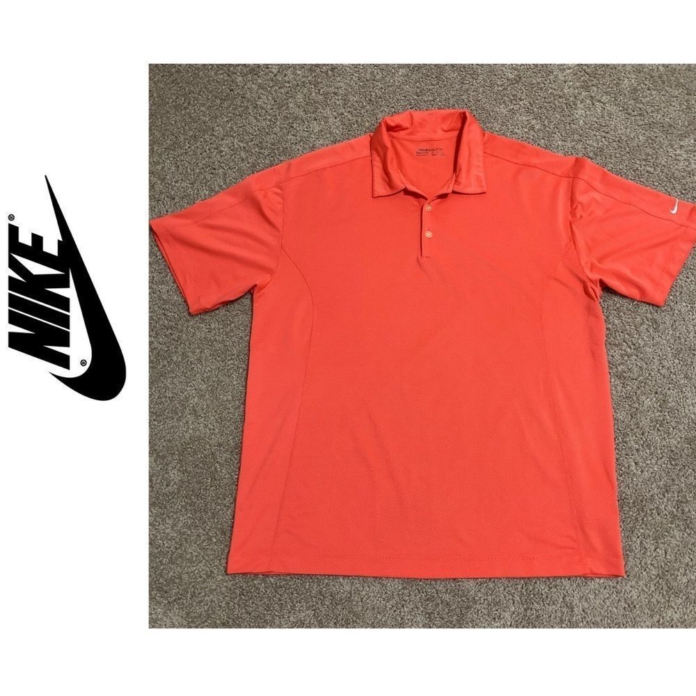 NWOT. NIKE DRI FIT TEXTURED GOLF POLO